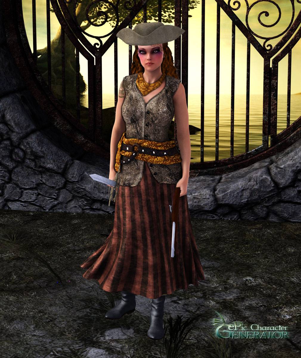 ePic Character Generator Season 2 Female Pirate Screenshot 01